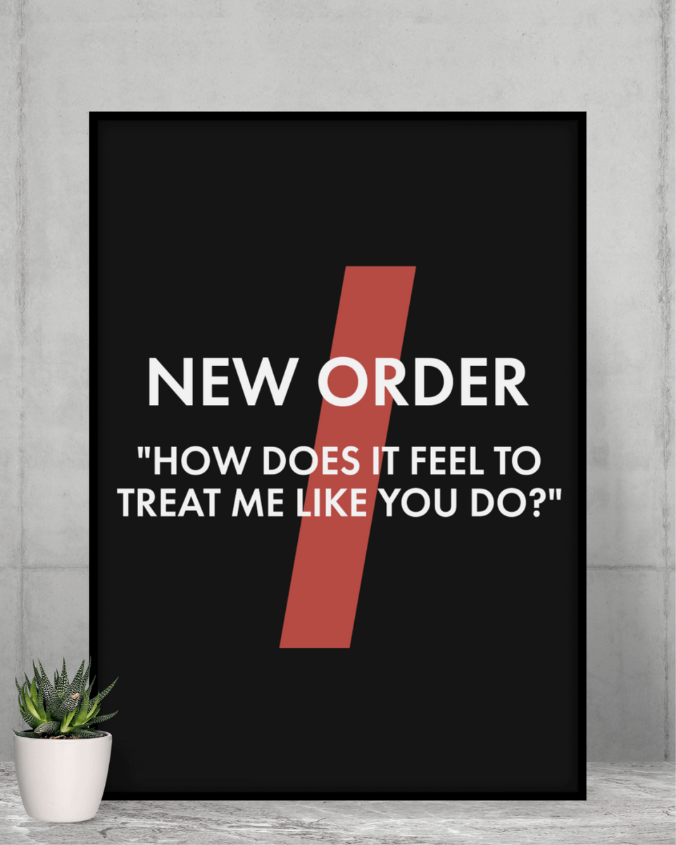 Nome do produto: Poster A2  New Order Blue Monday