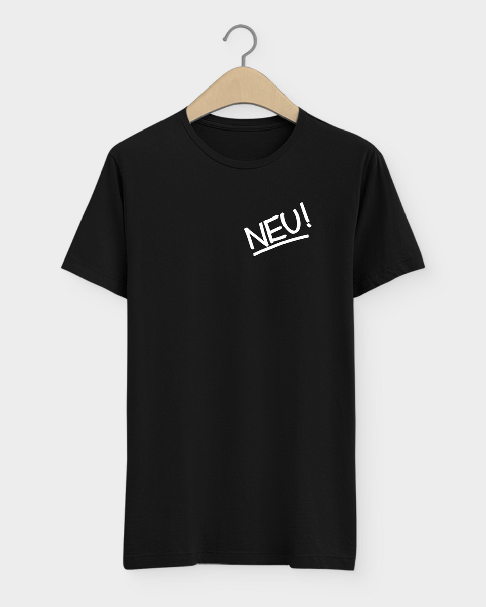 Nome do produto: Camiseta NEU! Logo Clássica Krautrock