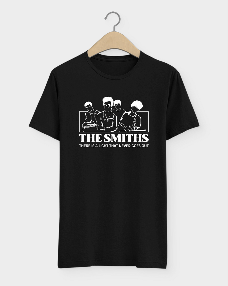 Nome do produto: Camiseta The Smiths  There Is a Light That Never Goes Out