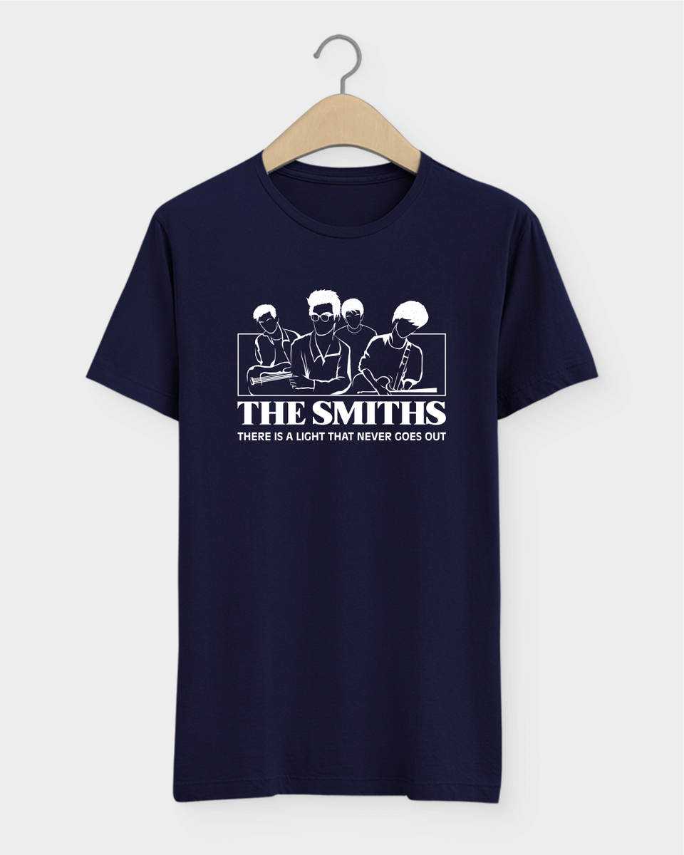 Nome do produto: Camiseta The Smiths  There Is a Light That Never Goes Out