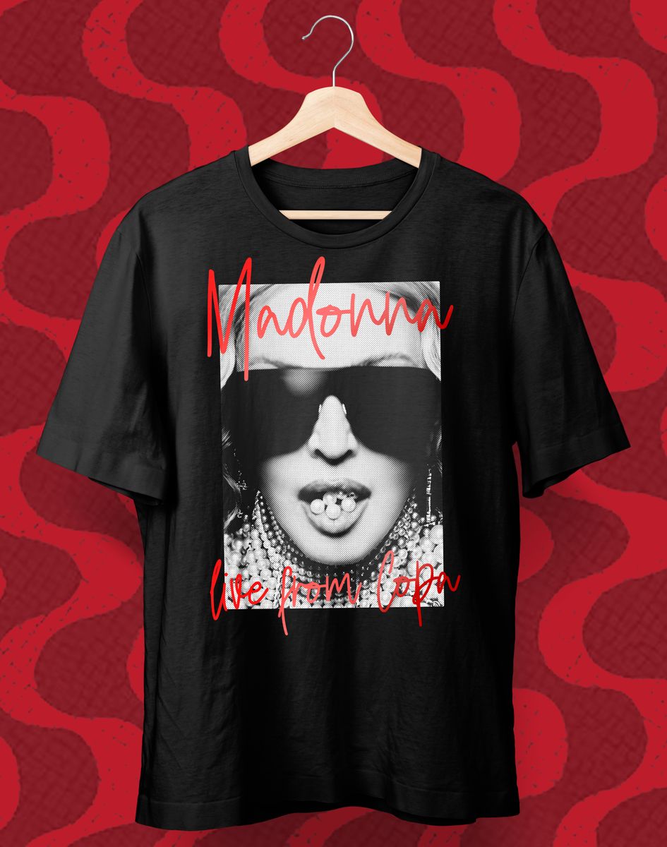 Nome do produto: Camiseta Madonna Live from Copa