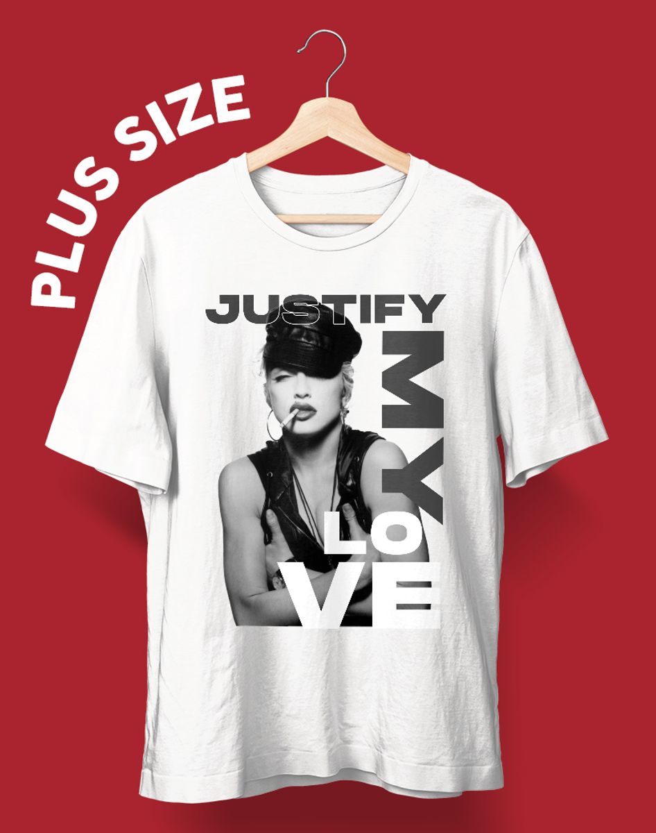 Nome do produto: Madonna Justify My Love PLUS SIZE