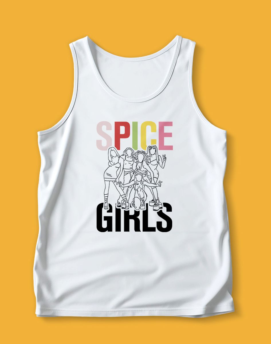 Nome do produto: Regata Spice Girls (Branca)