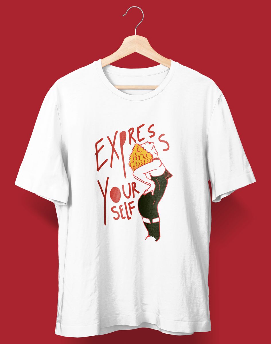 Nome do produto: Camiseta Desenho Madonna (Express Yourself)