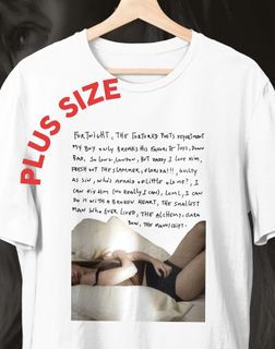 Camiseta Plus Size Taylor Swift (TTPD Tracklist)