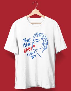 Camiseta True Blue (Desenho) BRANCA