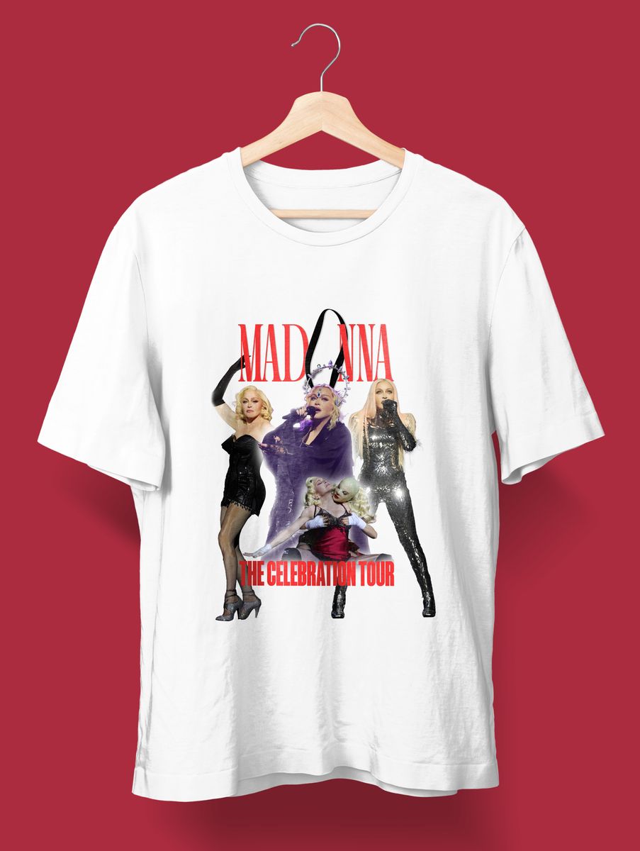 Nome do produto: Camiseta CELEBRATION TOUR (Branca)