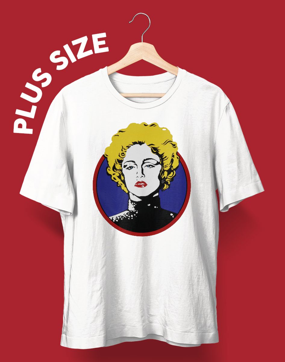 Nome do produto: Desenho Vintage Breathless (Madonna) PLUS SIZE