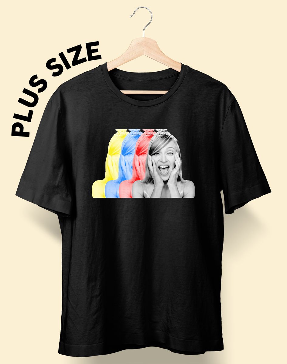 Nome do produto: Madonna Versace 1995 POP ART PLUS SIZE