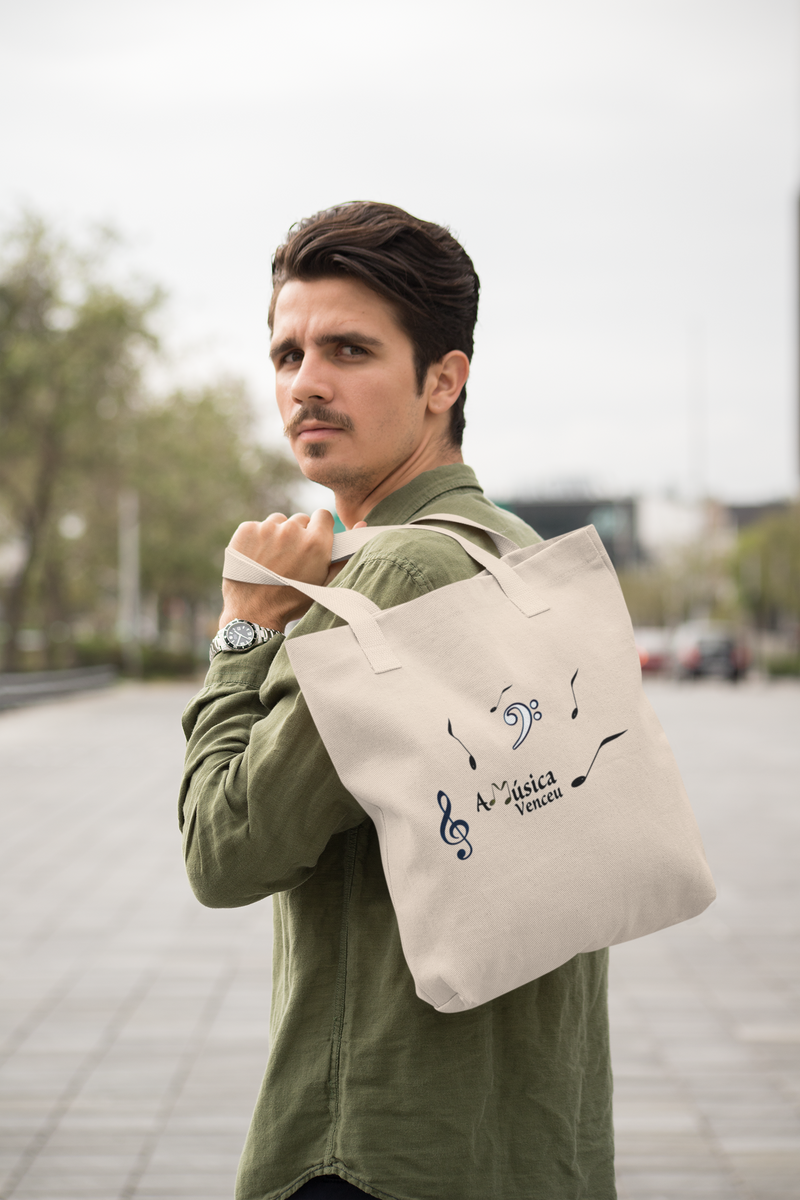 Nome do produto: Eco bag A Música Venceu