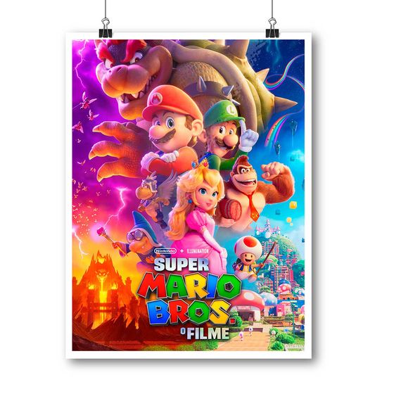 Poster Super Mario Bros O Filme (2023)