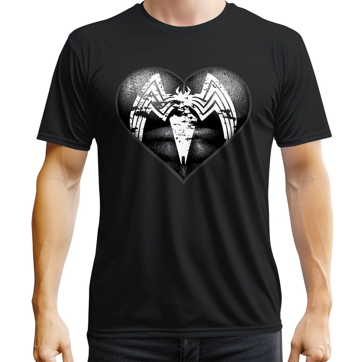 Nome do produto: Camiseta Coração de Herói Homem Aranha v2