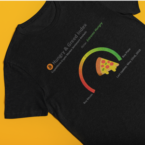Camiseta CryptoShirts 11 - Pizza Index