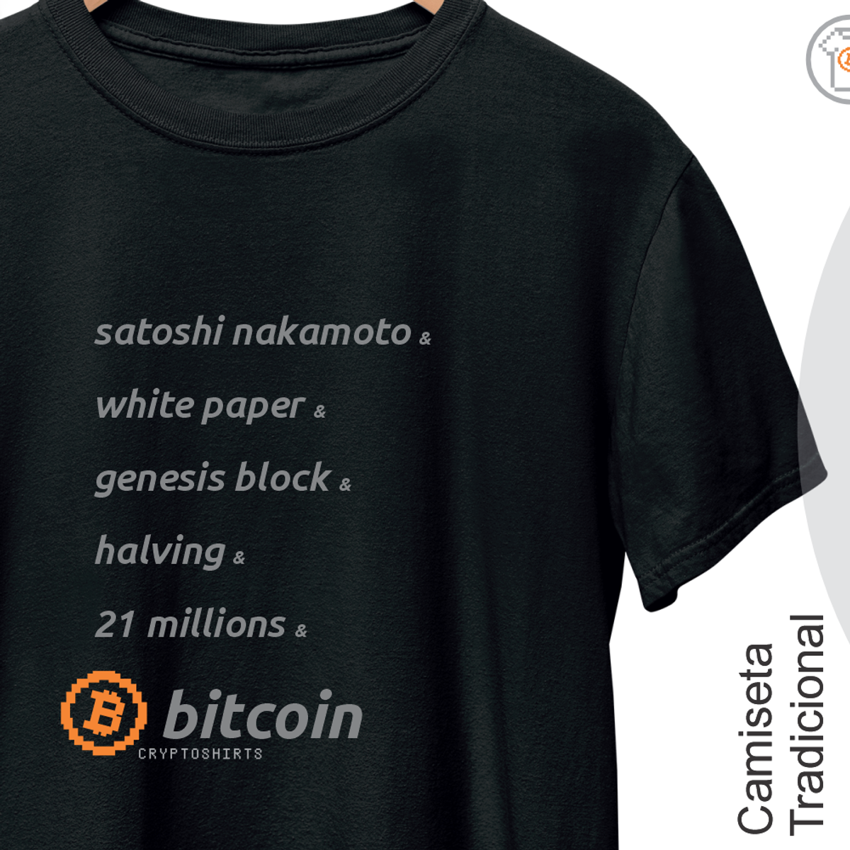 Nome do produto: Camiseta & Bitcoin 10