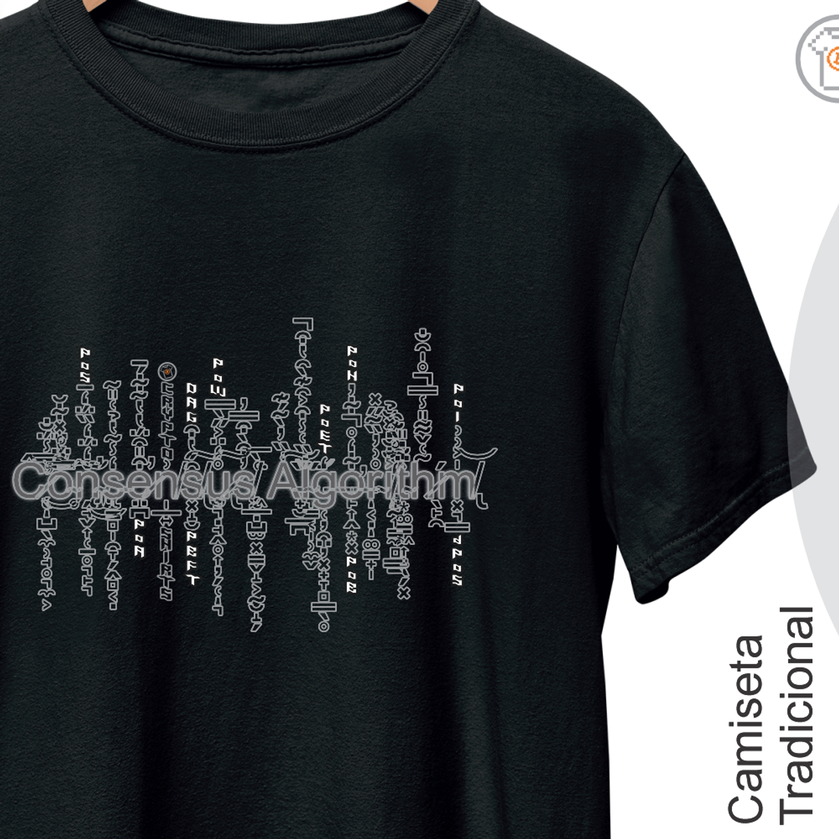 Nome do produto: Camiseta Consensus Algorithm 18