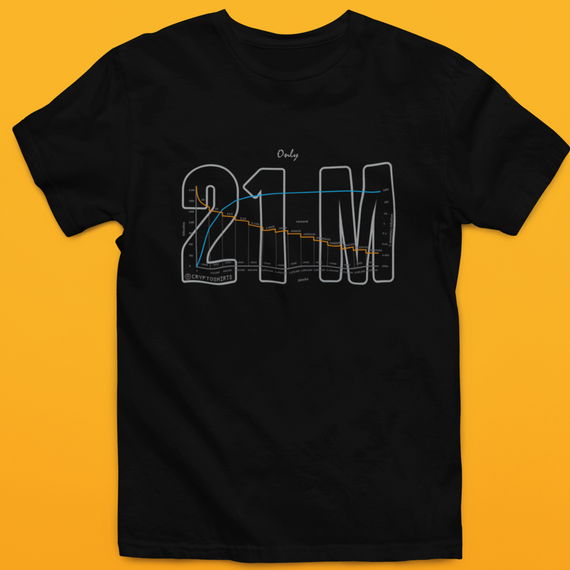 Camiseta CryptoShirts 03 - Only 21M