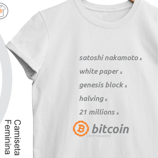 Camiseta Fem & Bitcoin 10