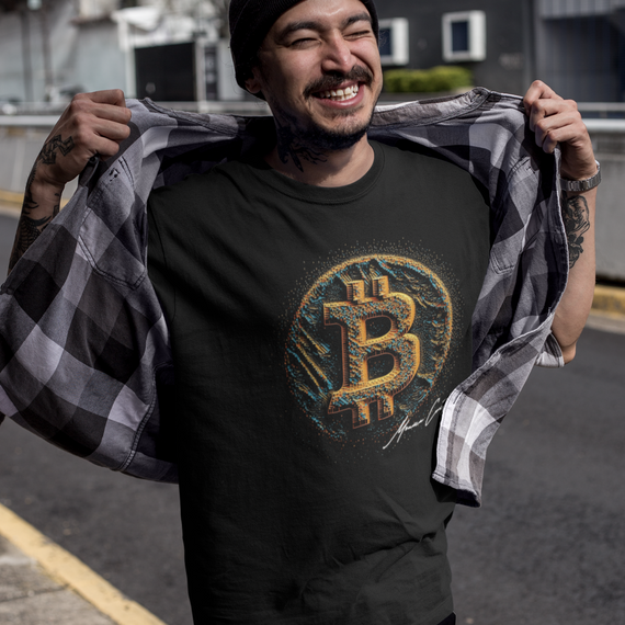 Camiseta Bitcoin 2 - IA Art Design