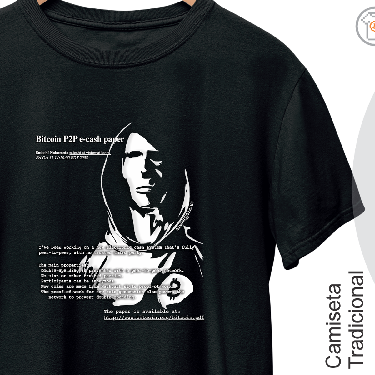 Nome do produto: Camiseta Introducing Bitcoin 26