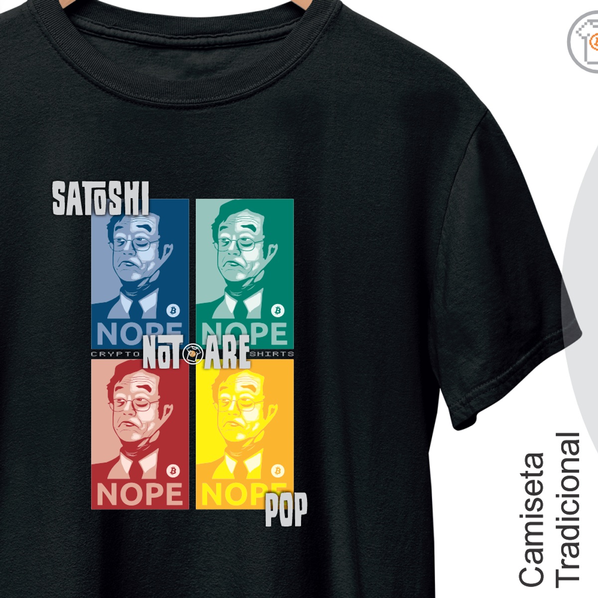 Nome do produto: Camiseta Pop Satoshi 12