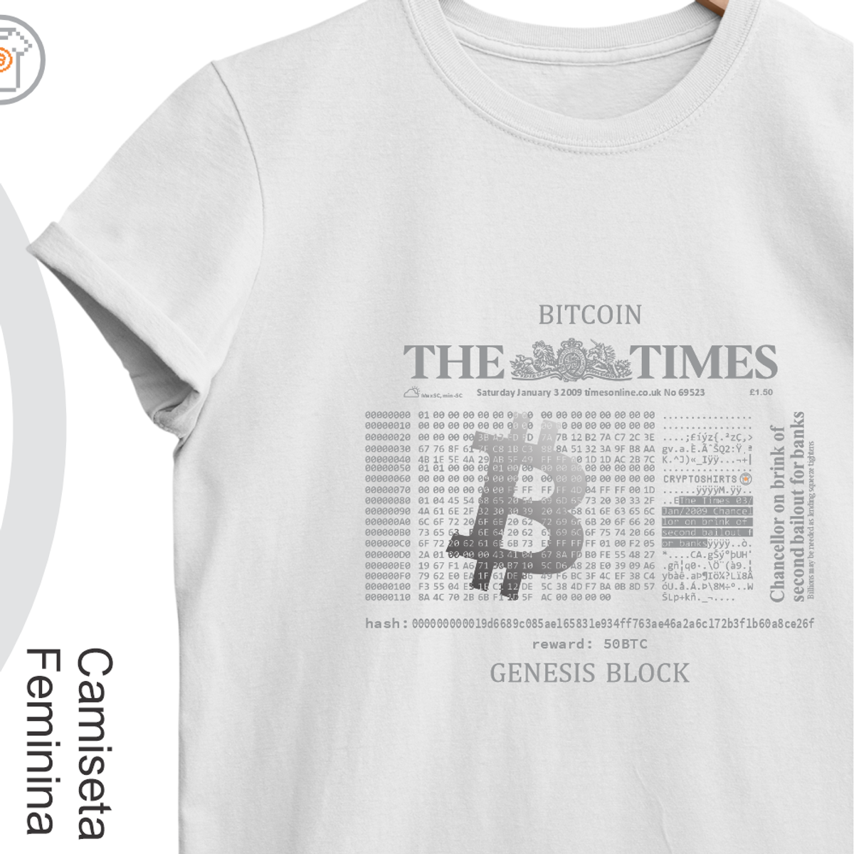Nome do produto: Camiseta Fem Genesis Block 21