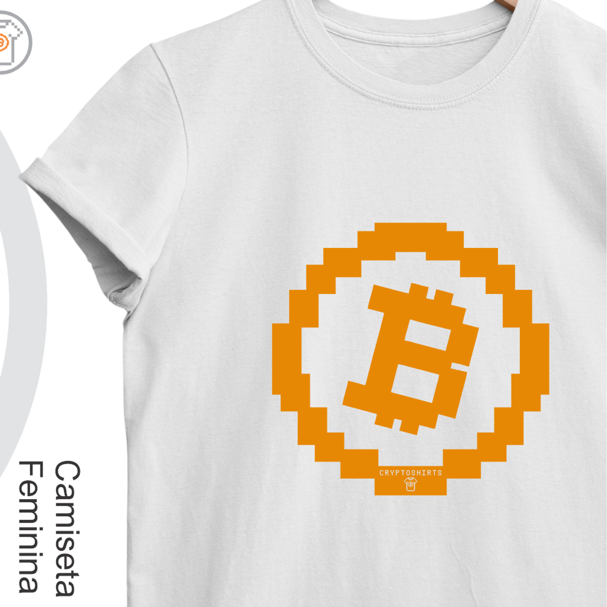 Nome do produto: Camiseta Fem CryptoShirt 01
