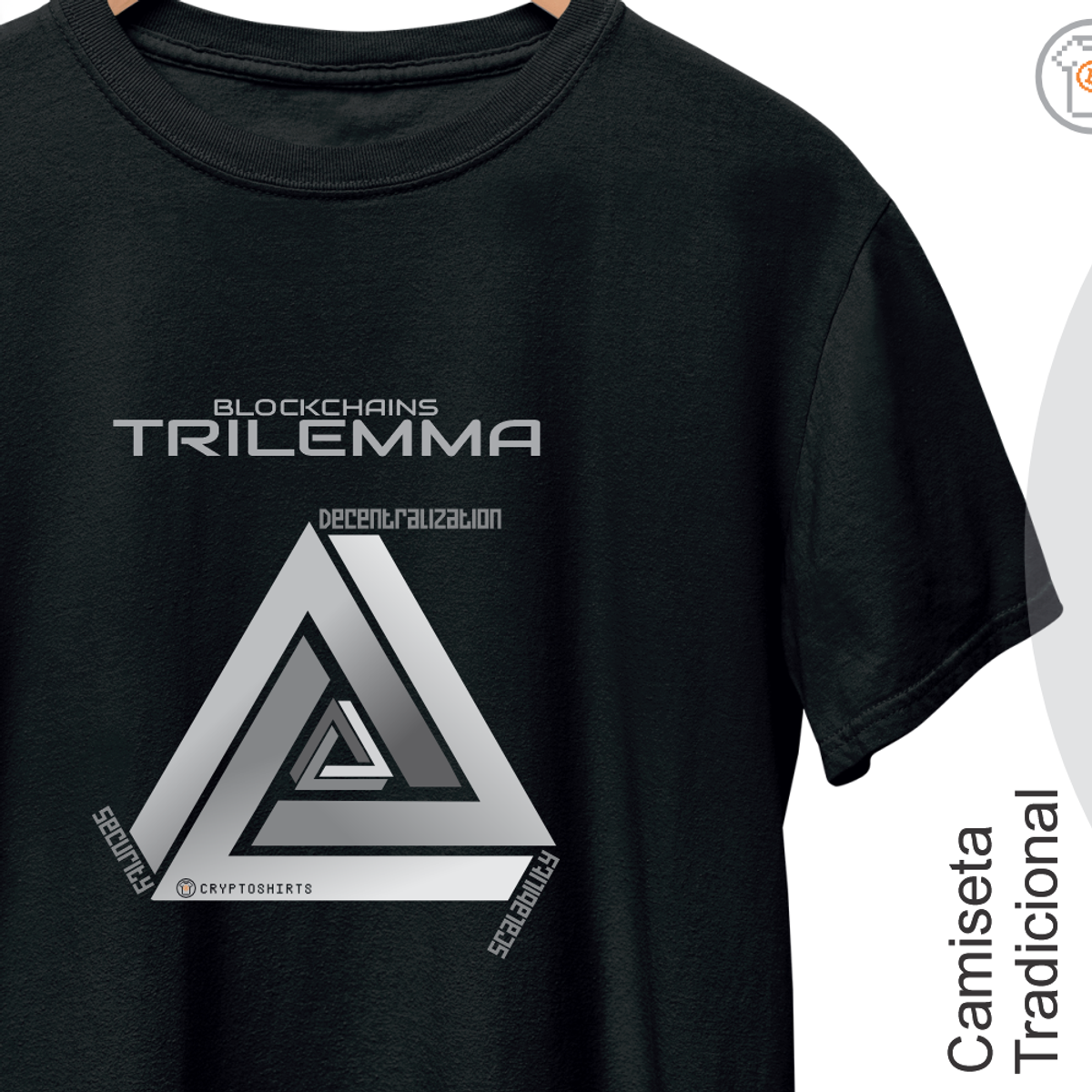 Nome do produto: Camiseta Blockchains Trilemma 22