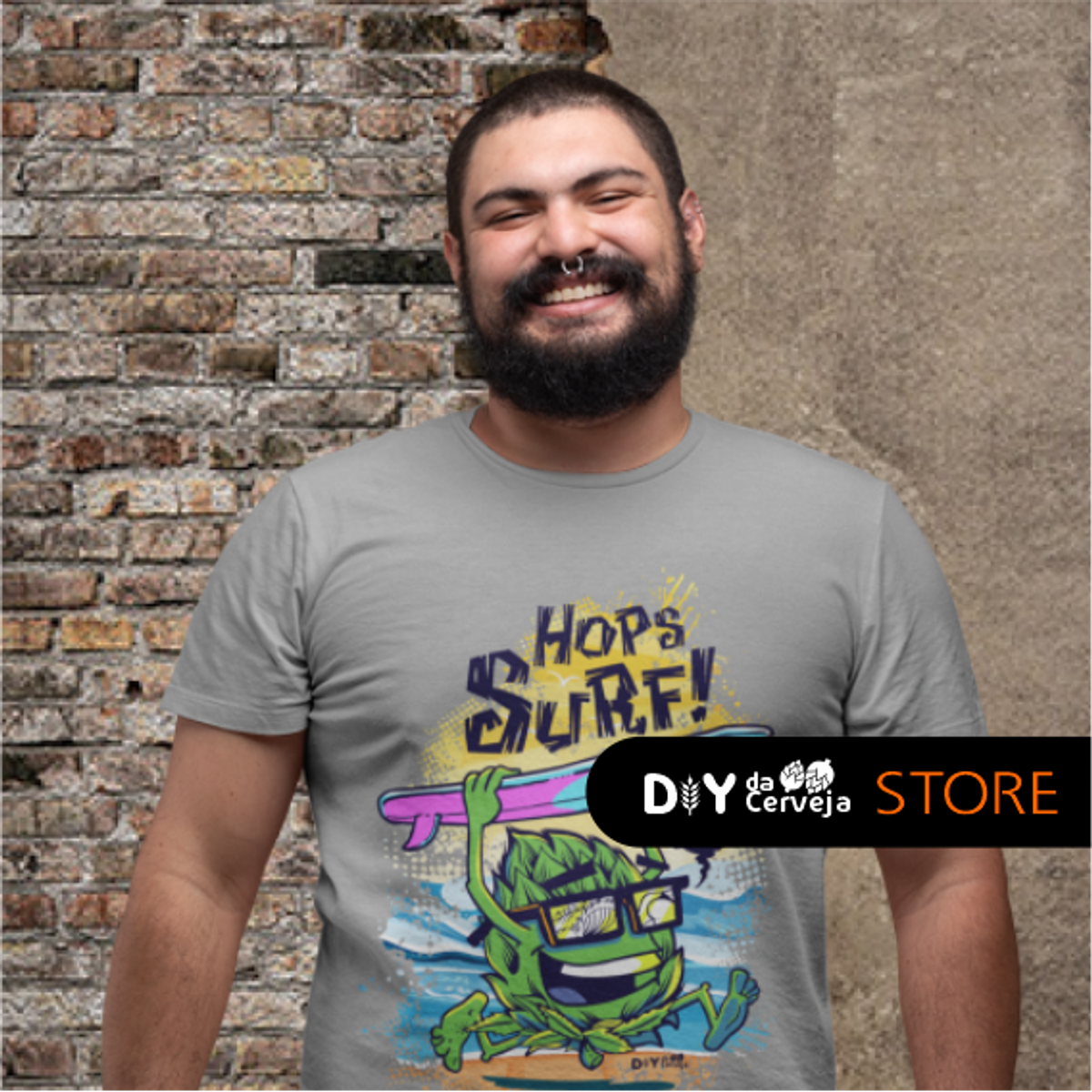 Nome do produto: Camisa Hops Surf Plus Size