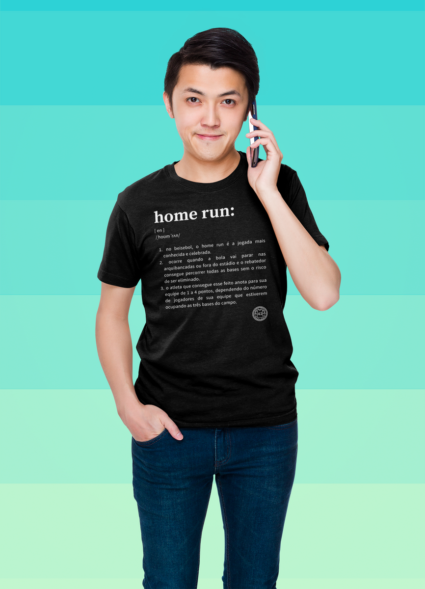 Nome do produto: Camiseta Home Run - Dicionário