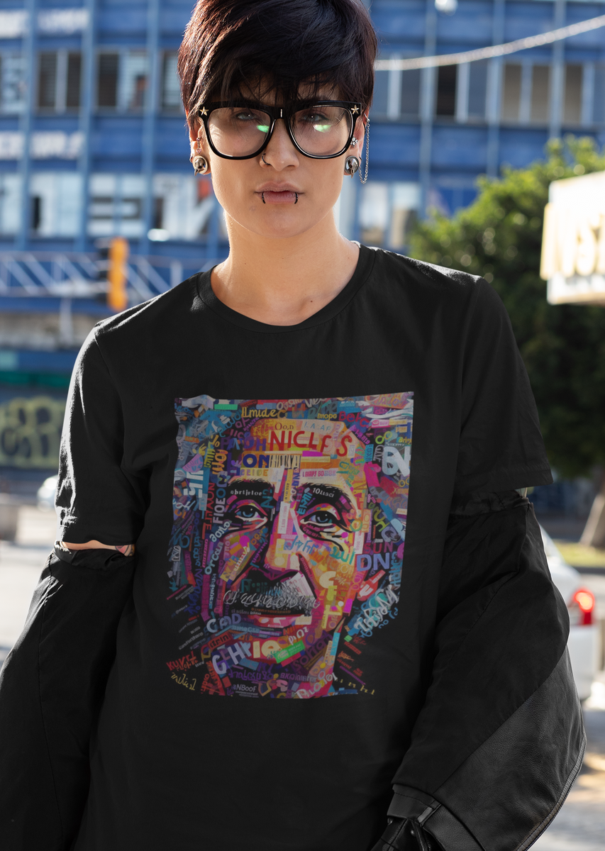 Nome do produto: T-Shirt Recortes de Einstein 