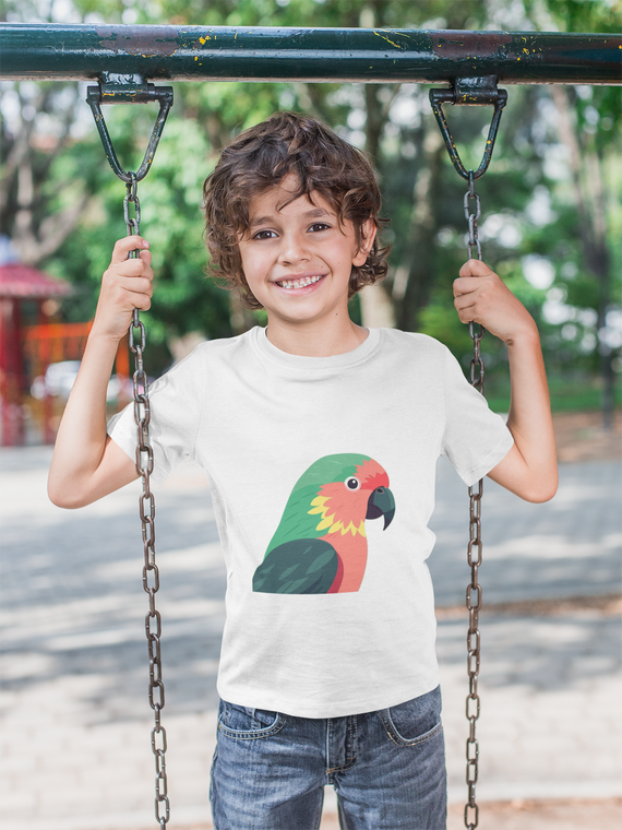 T-Shirt Papagaio - 2 a 8 anos