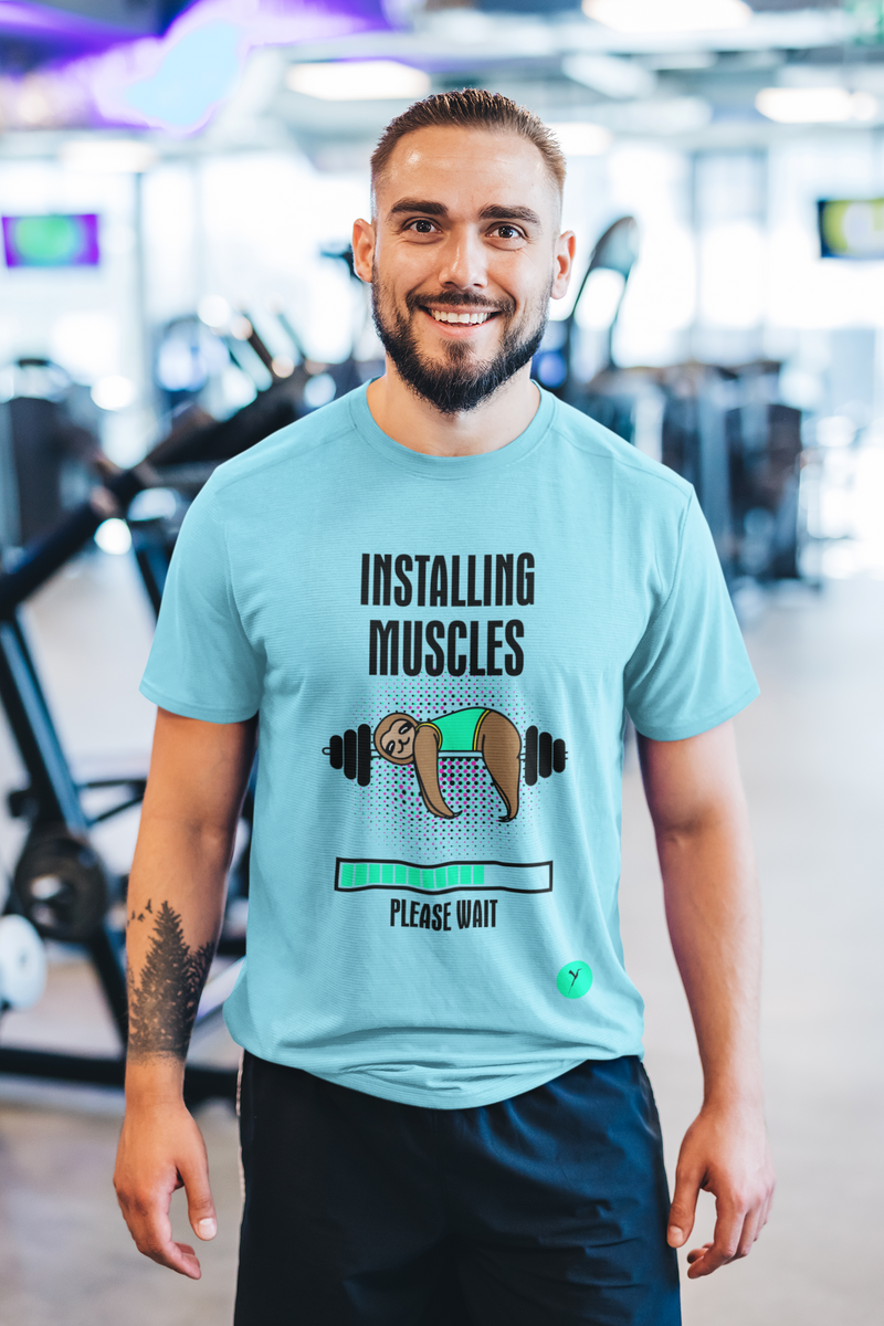 Nome do produto: Camiseta Installing Muscles 2