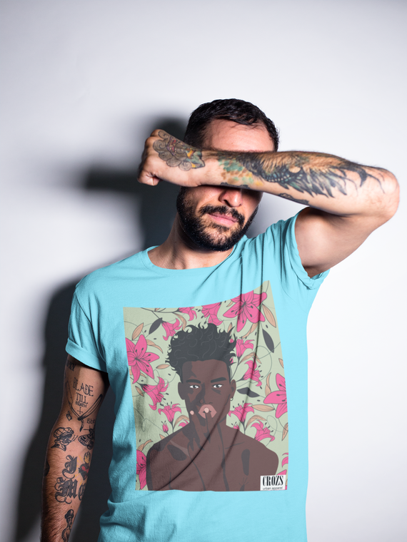 Camiseta Flower Portrait 