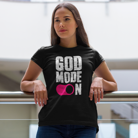 Camiseta feminina - God mode On