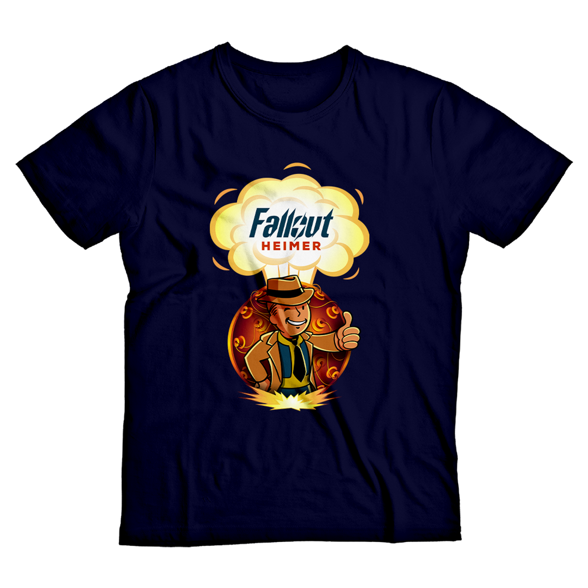 Nome do produto: Fallout Heimer <br>[T-Shirt Plus Size]</br>