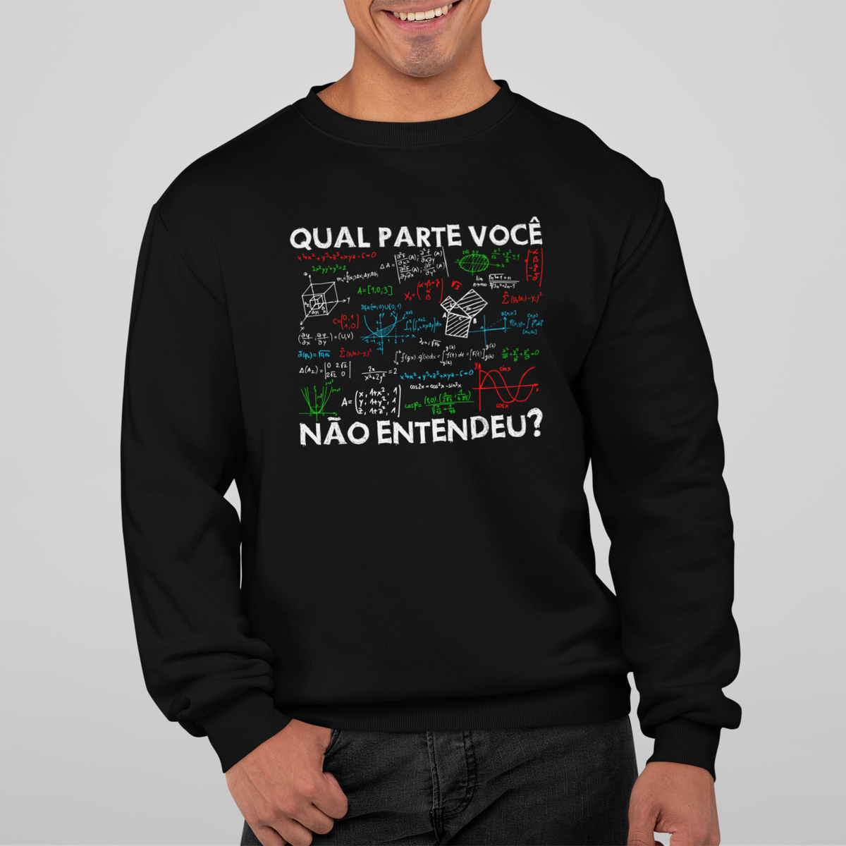 Nome do produto: QUAL PARTE VOCÊ NÃO ENTENDEU [5] [MOLETOM UNISSEX]