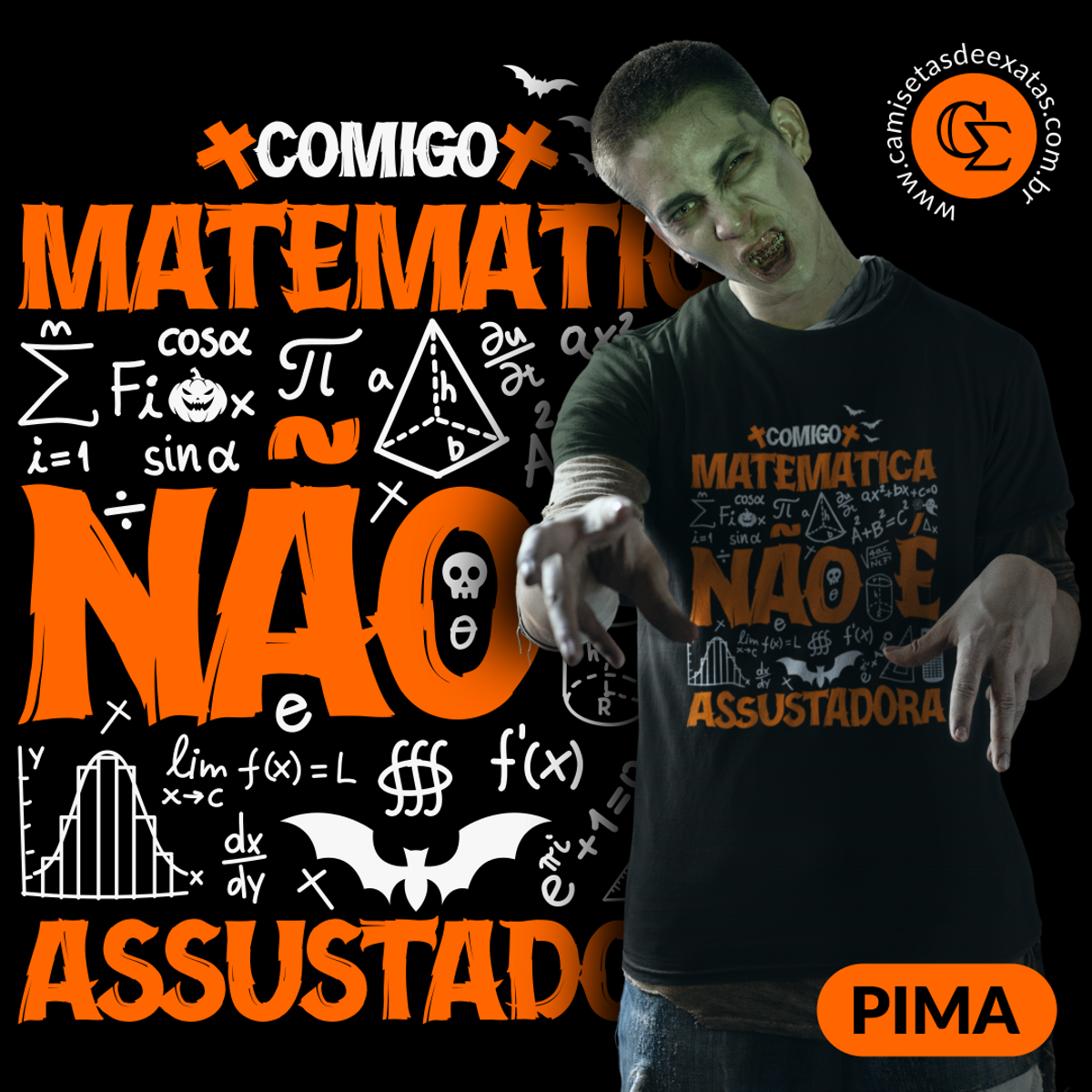 Nome do produto: MATEMÁTICA NÃO É ASSUSTADORA 1 - PIMA [UNISSEX]