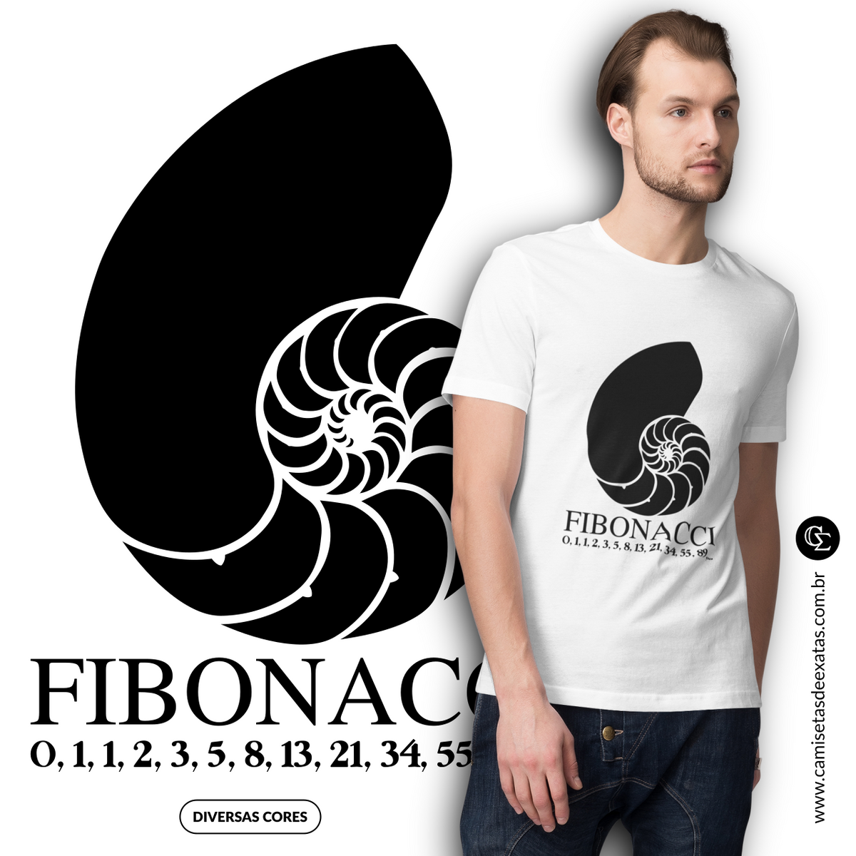 Nome do produto: FIBONACCI [1] [PRETO]