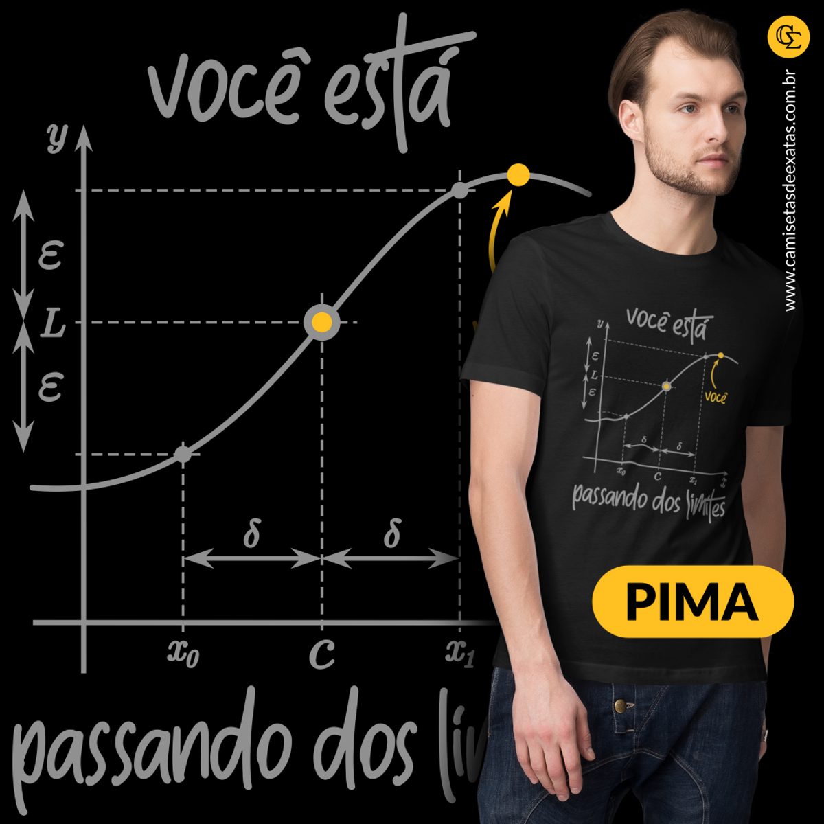 Nome do produto: PASSANDO DOS LIMITES - PIMA [UNISSEX]