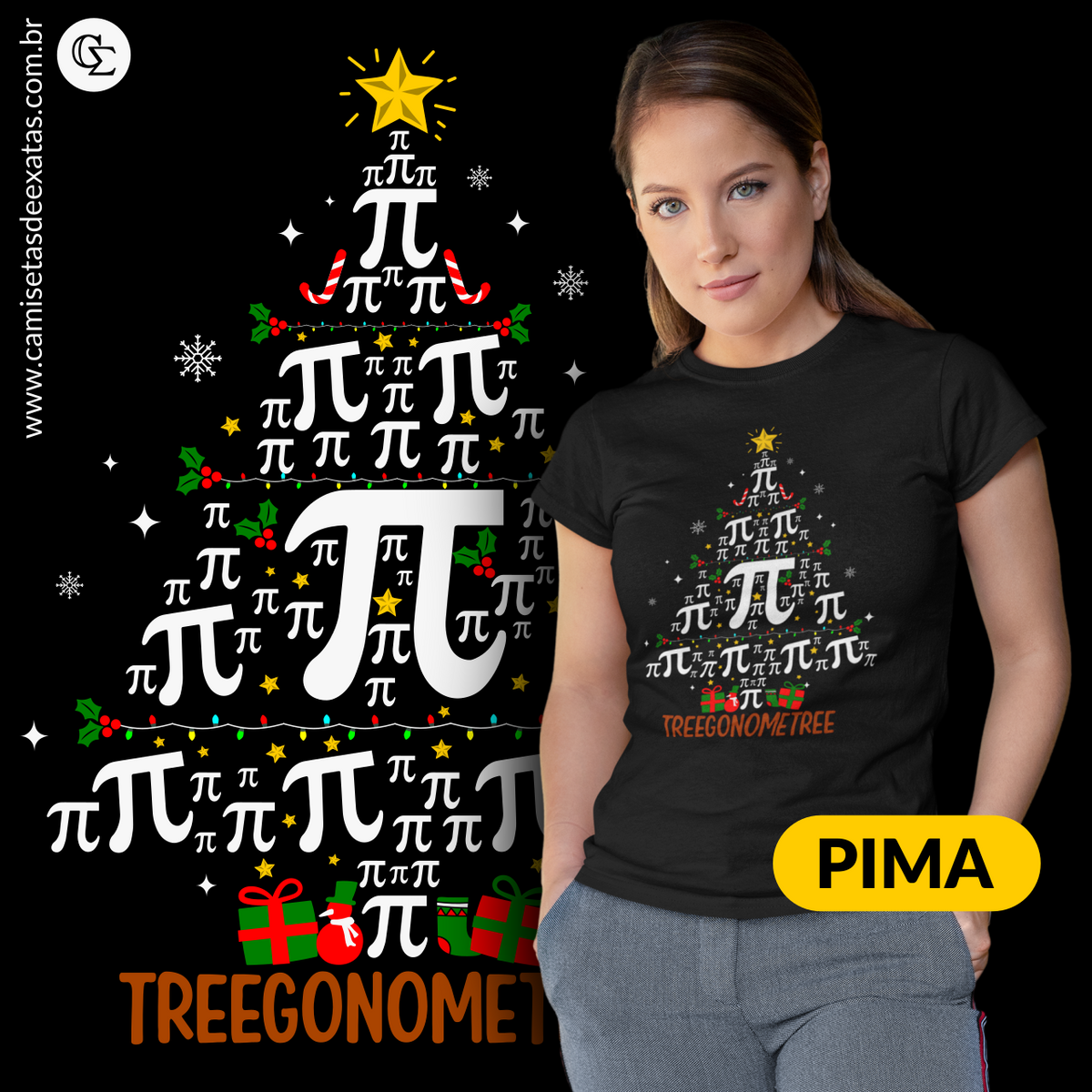 Nome do produto: ÁRVORE DE NATAL DE MATEMÁTICO - PIMA [BABY LONG]