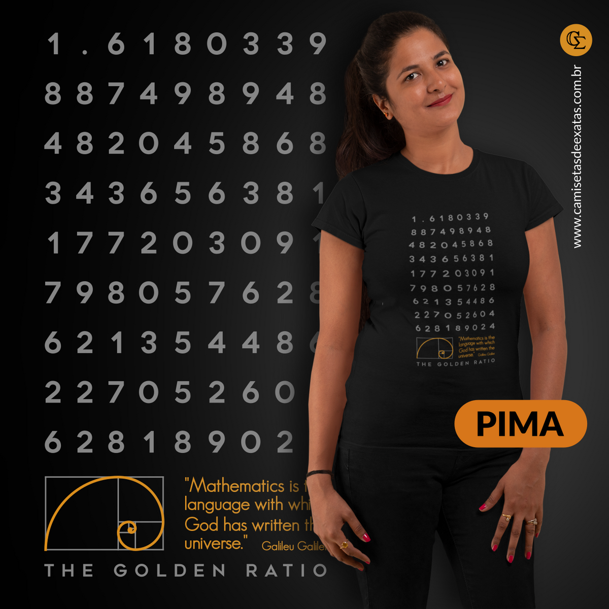 Nome do produto: THE GOLDEN RATIO 1 - PIMA [BABY LONG]