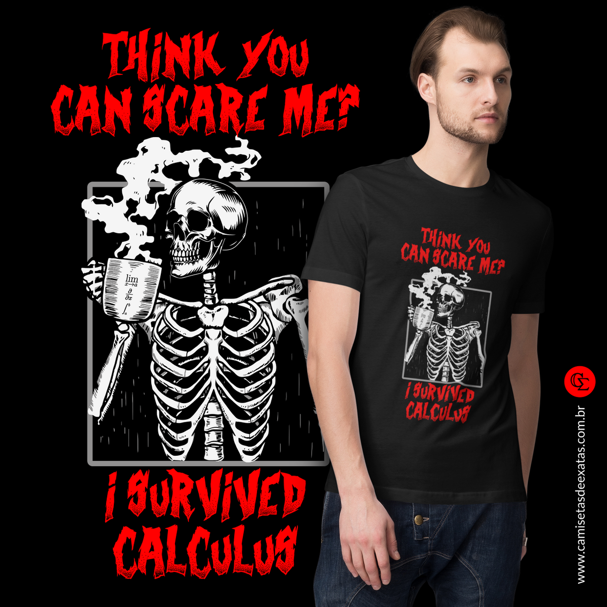 Nome do produto: I SURVIVED CALCULUS [UNISSEX]