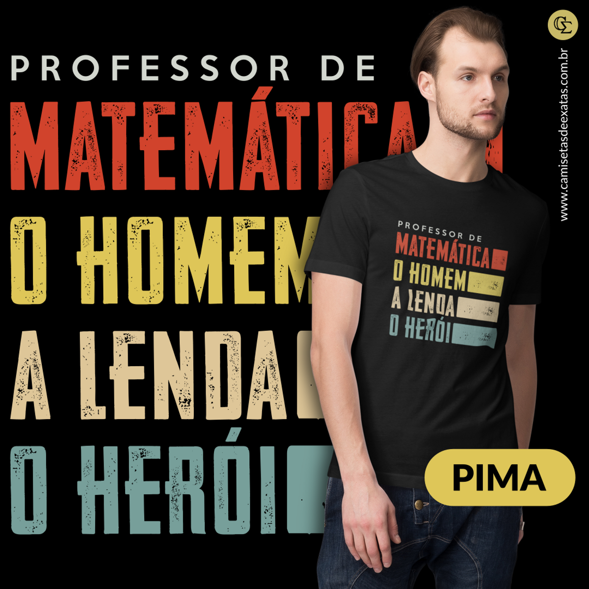 Nome do produto: PROFESSOR DE MATEMÁTICA - PIMA [UNISSEX]