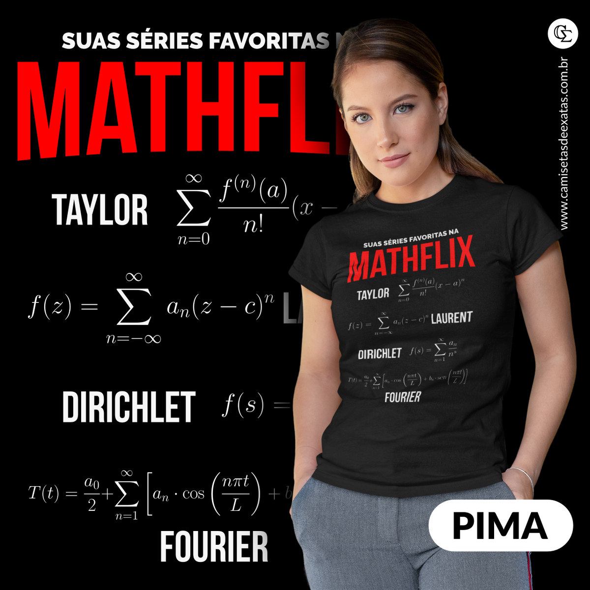 Nome do produto: MATHFLIX - PIMA - SUAS SÉRIES FAVORITAS [BABY LONG]