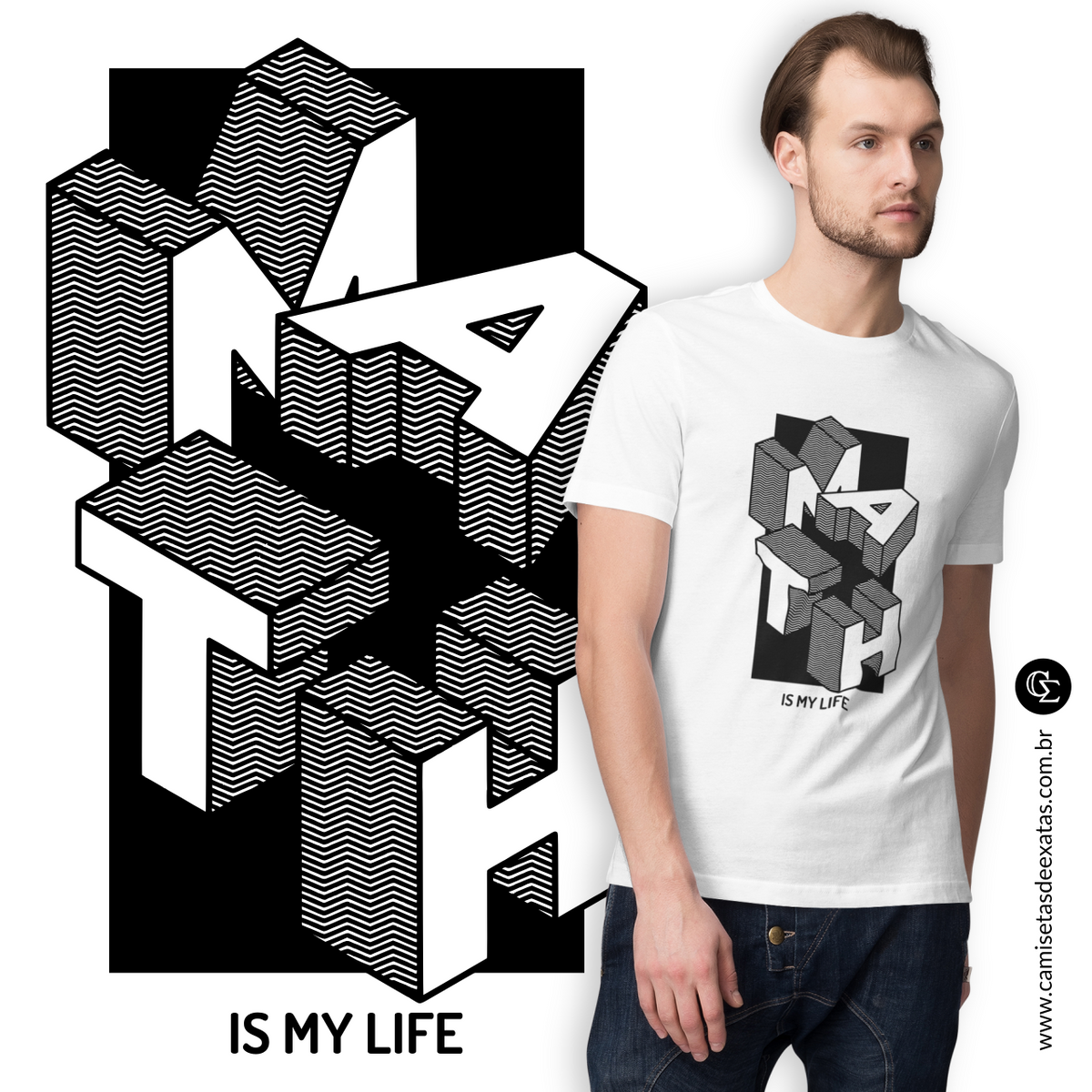 Nome do produto: MATH IS MY LIFE [6] [UNISSEX]