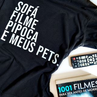 T-Shirt Sofá e meus pets