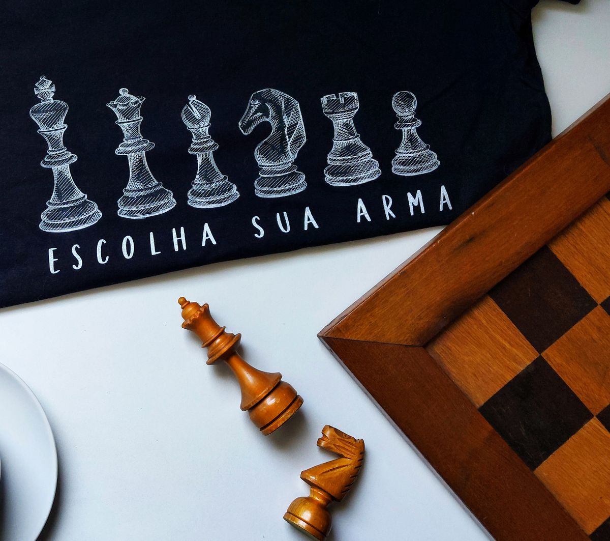 Nome do produto: T-Shirt Escolha sua arma 