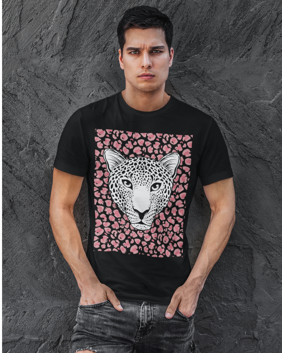 Nome do produto: Camiseta PRIME Leopardo Branco