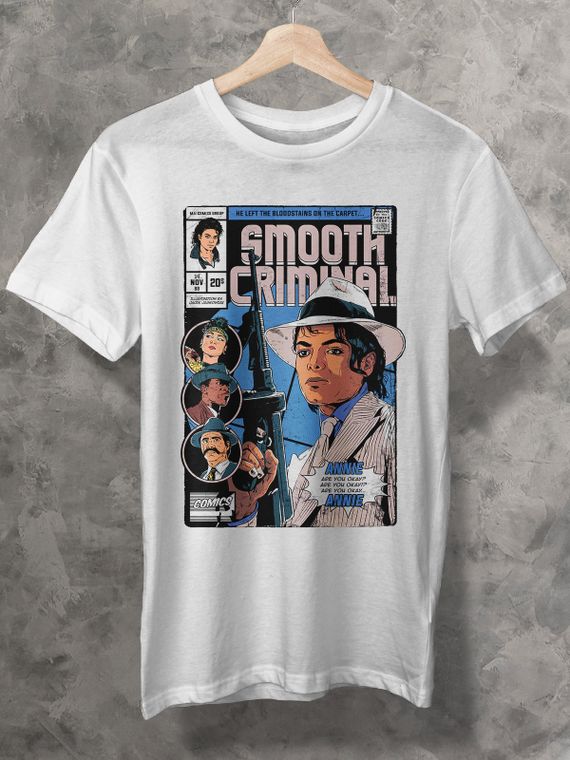 CAMISETA - MJ - SMOOTH CRIMINAL