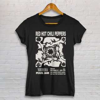 Nome do produtoBABY LOOK - RED HOT CHILI PEPPERS - NIRVANA - PEARL JAM - POSTER